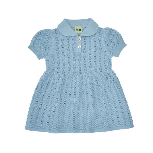 Fub Baby Dress, glacier - 5723ss - glacier - Lille Univers