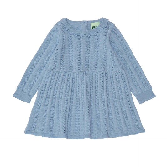 Fub Baby Dress, sky-5423aw-sky - Lille Univers