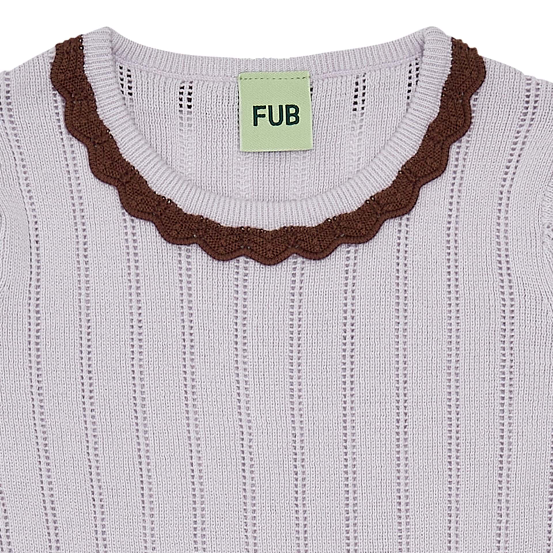 Fub Pointelle Dress ametyst - 2023ss - ametyst - Lille Univers