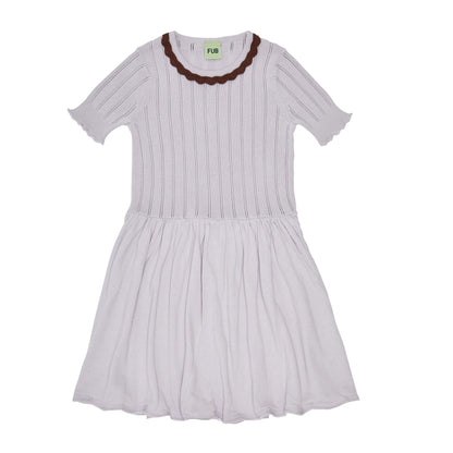 Fub Pointelle Dress ametyst - 2023ss - ametyst - Lille Univers