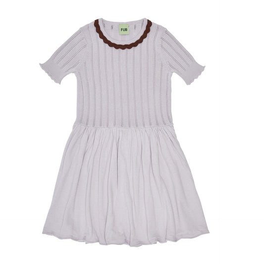 Fub Pointelle Dress ametyst - 2023ss - ametyst - Lille Univers