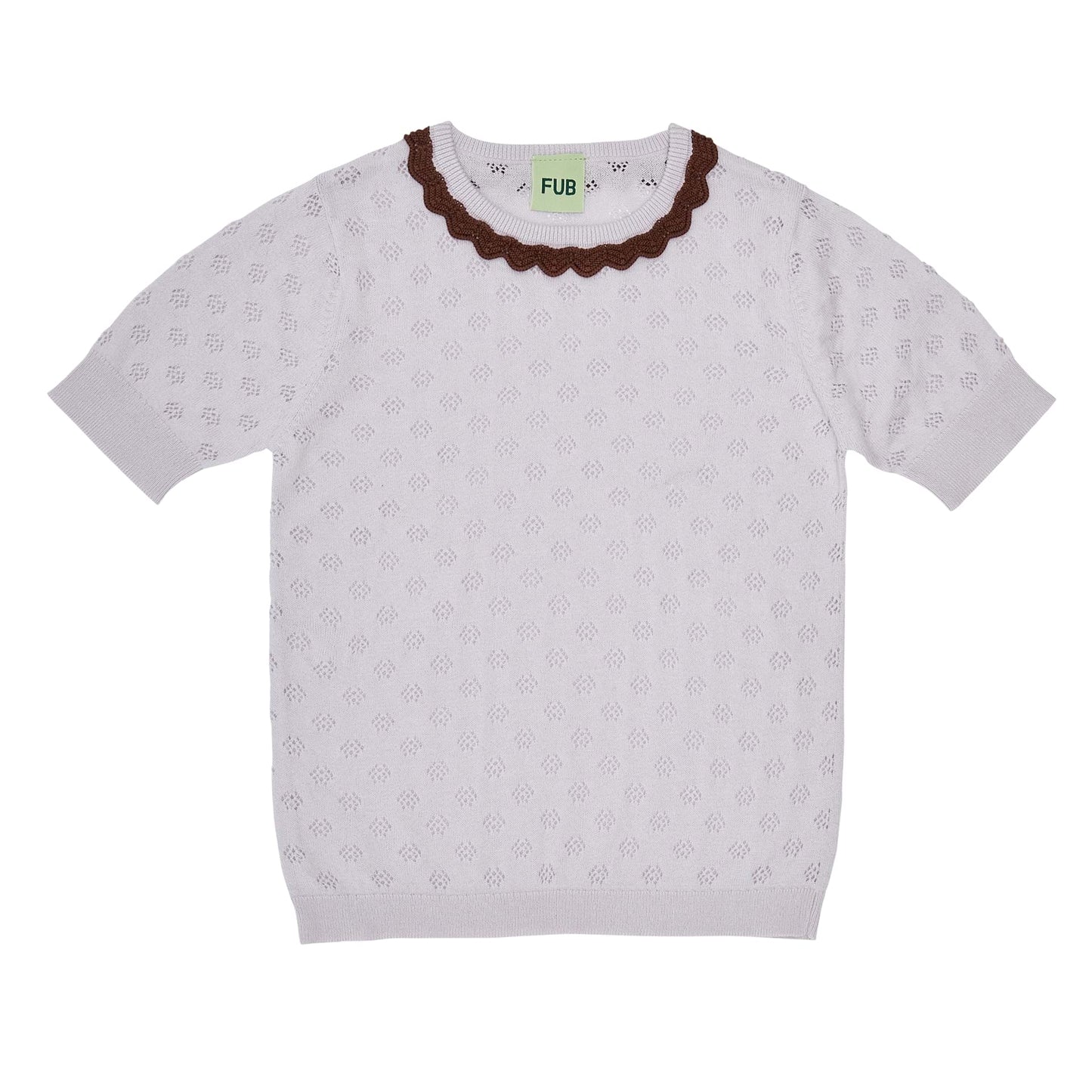 Fub Pointelle T-Shirt, ametyst-0723SS-ametyst - Lille Univers