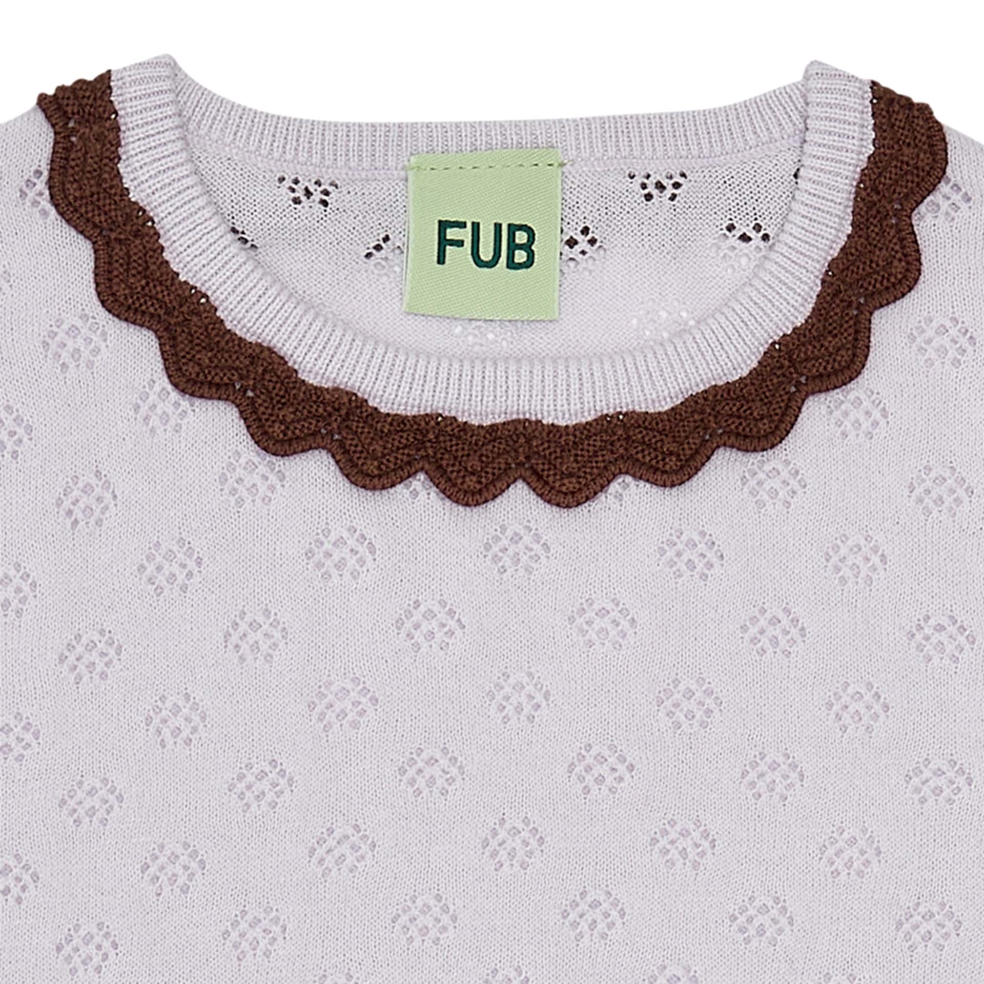 Fub Pointelle T-Shirt, ametyst-0723SS-ametyst - Lille Univers