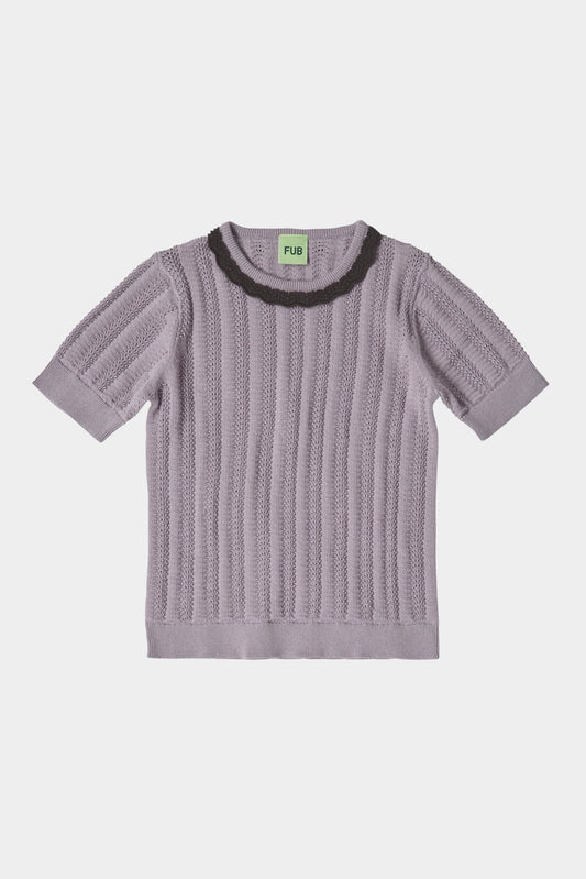 FUB POINTELLE T-SHIRT heather-2124SS_heather - Lille Univers