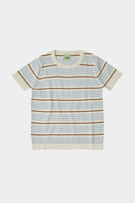 FUB Striped T-Shirt ecru/cloud-0124SS_ecrucloud - Lille Univers