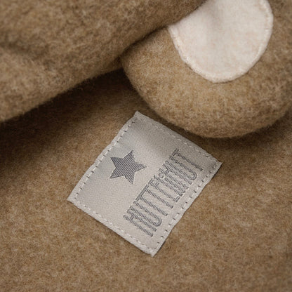 HUTTEliHUT -Balaclava Cotton Fleece Hat w. Linen Color: 2564 Molé Melange