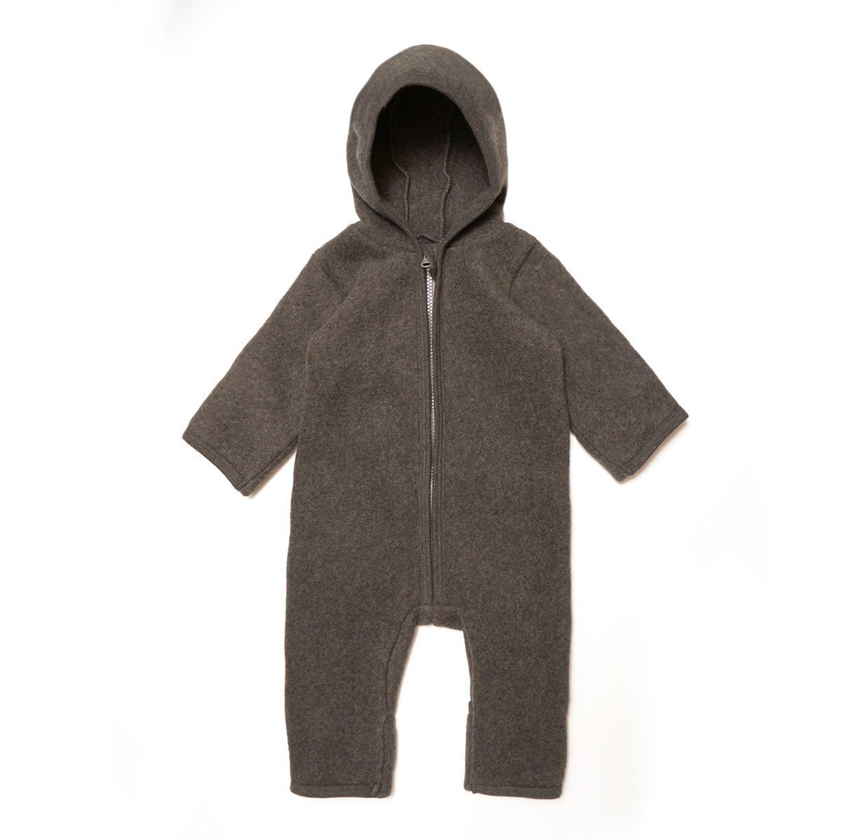 Huttelihut Pram Suit Cotton Fleece Brown