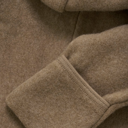 HUTTEliHUT - Pram Suit Ears Cot. Fleece (M) Color: 2564 - Molé Melange