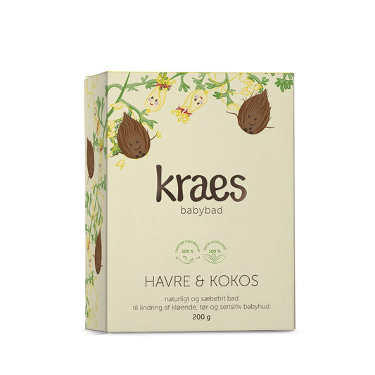 KRAES baby bath – Oats & coconut 200g-48500 - Lille Univers