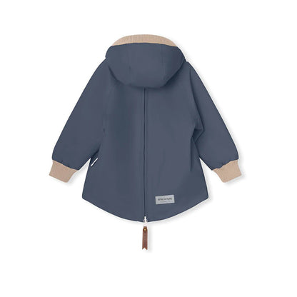 MINI A TURE MATBABYVITO FLEECE LINED SPRING ANORAK. GRS Ombre blue