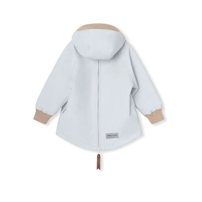 MINI A TURE MATBABYVITO FLEECE LINED SPRING ANORAK. GRS Pearl blue