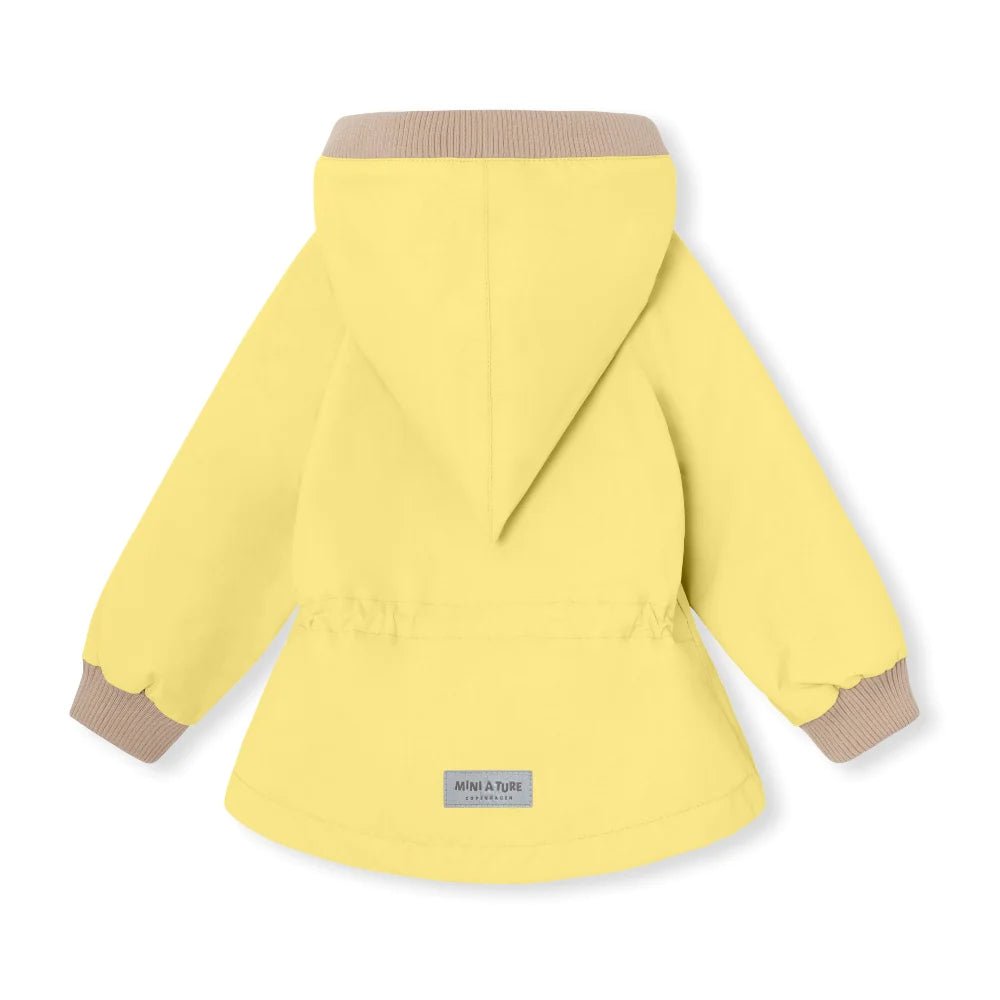 MINI A TURE MATWAI fleece lined spring jacket. GRS.  Muted lime