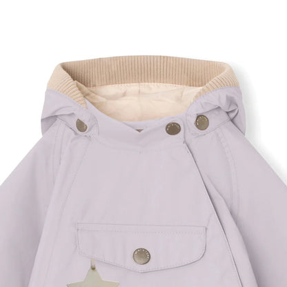 MINI A TURE MATWAI spring jacket. GRS Purple raindrops