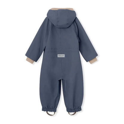 MINI A TURE MATWISTO FLEECE LINED SPRING COVERALL. GRS  Ombre blue