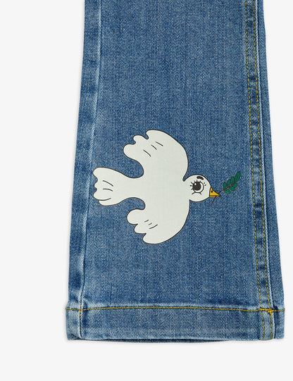Mini Rodini PEACE DOVE Flared jeans