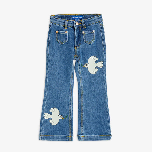 Mini Rodini PEACE DOVE Flared jeans