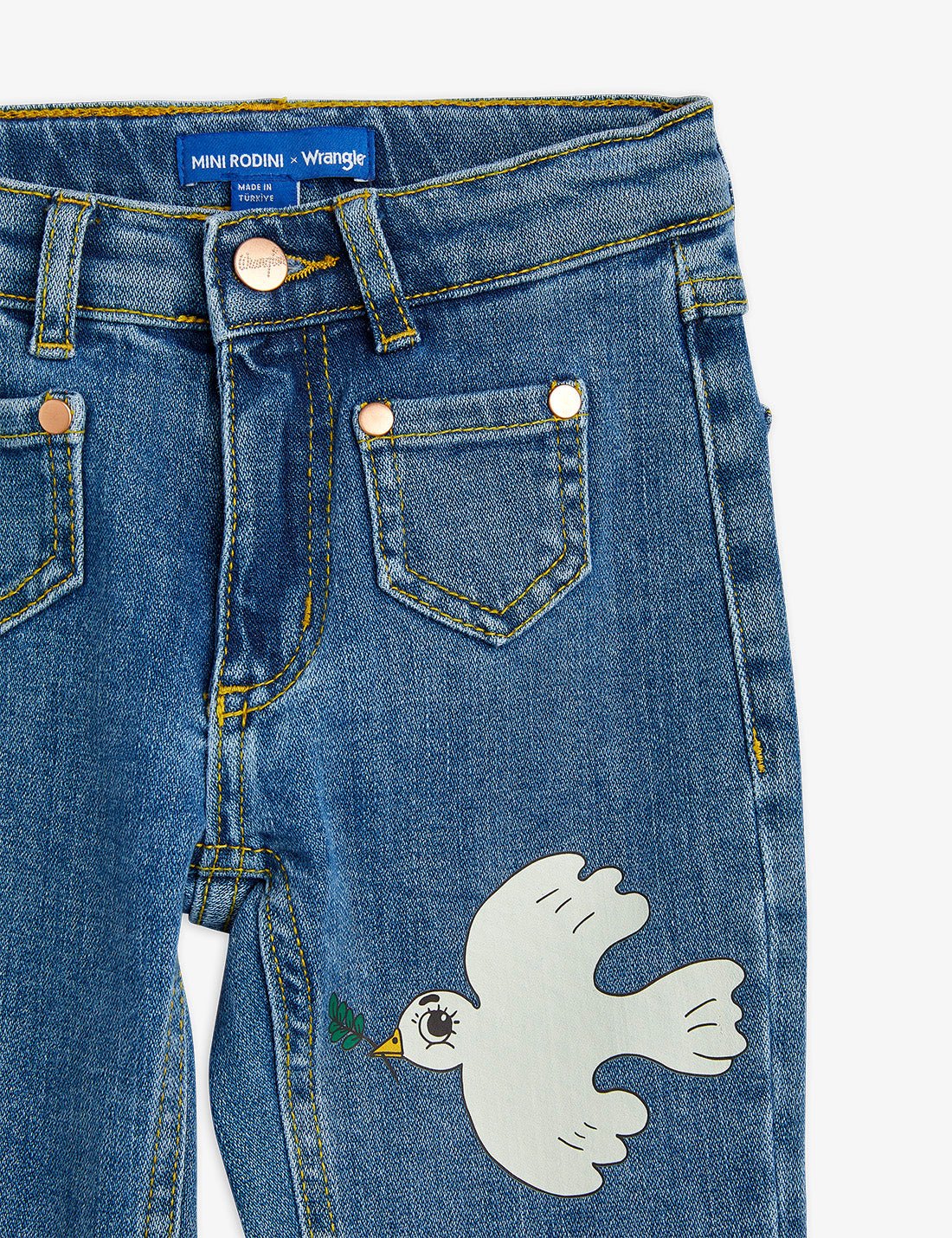 Mini Rodini PEACE DOVE Flared jeans