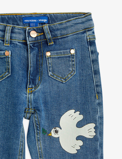 Mini Rodini PEACE DOVE Flared jeans