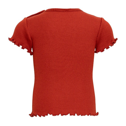 MINIMALISMA  Silk T-shirt Bimse Poppy Red