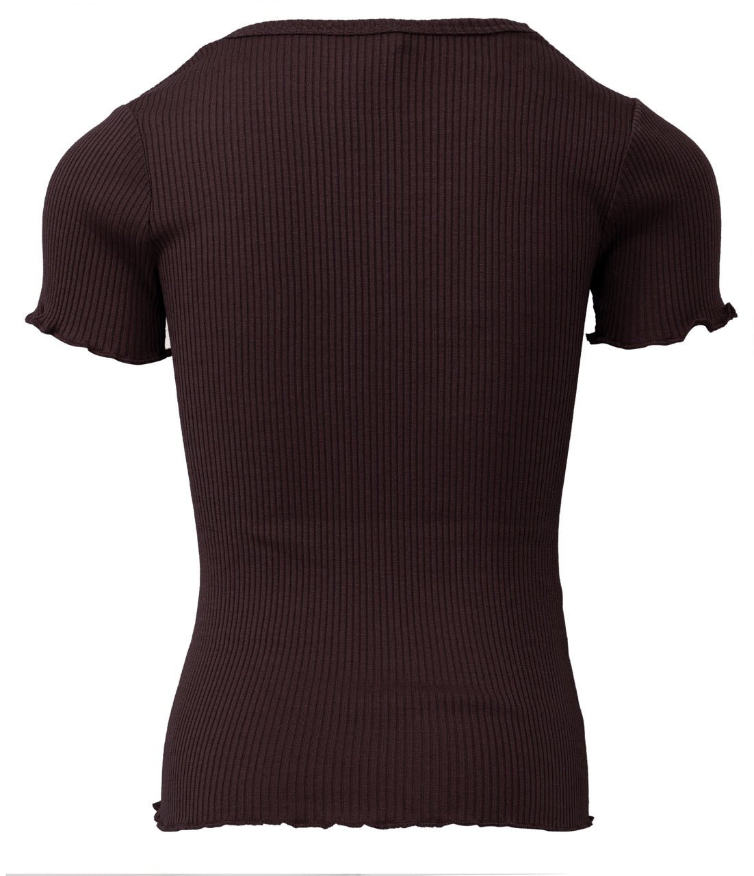 MINIMALISMA Silk T-shirt Blomst  2-6Y Cacao