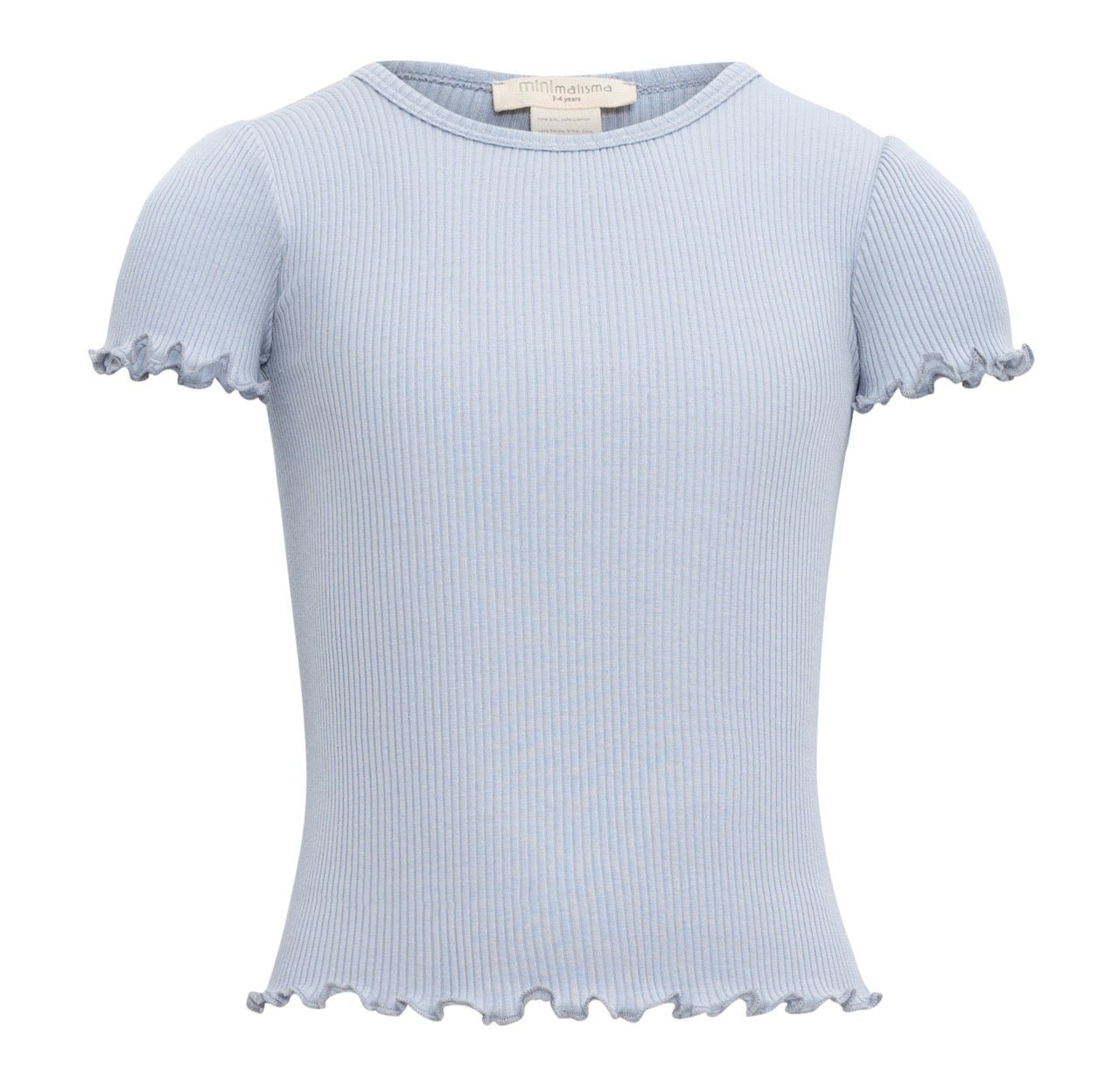 MINIMALISMA Silk T-shirt Blomst  2-6Y Clearwater