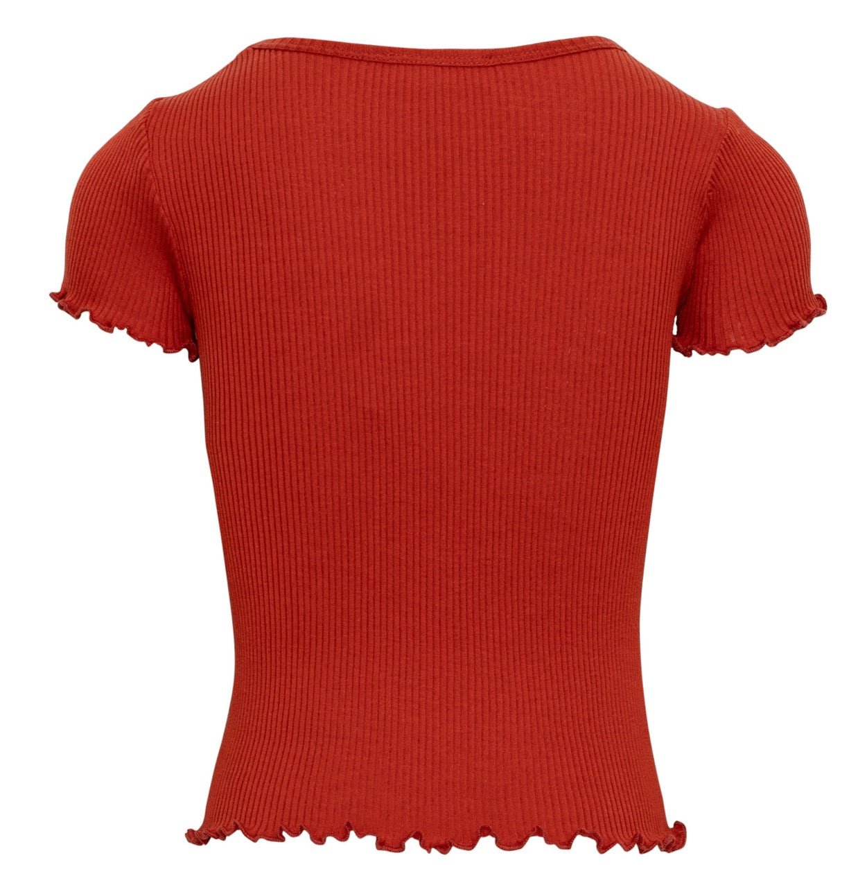 MINIMALISMA Silk T-shirt Blomst  2-6Y Poppy Red