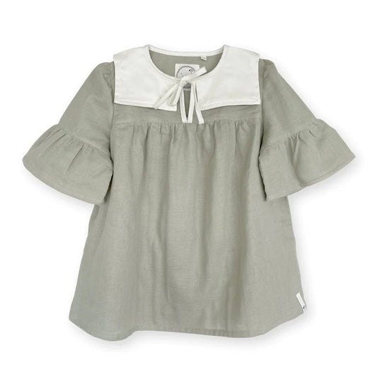 Saga Copenhagen Dress - Bella - Green Tea-BELLA2470 - Lille Univers