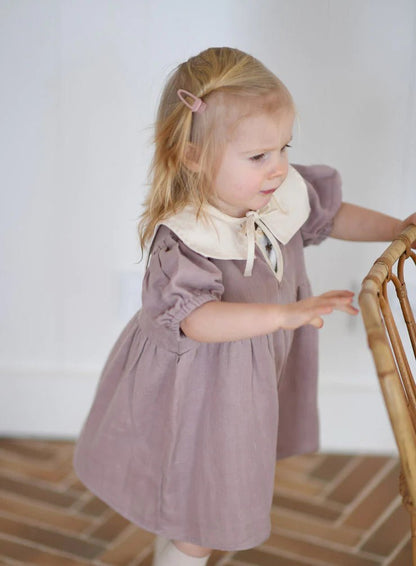 Saga Copenhagen Dress - Siff - Mauve-2433-mauve - Lille Univers