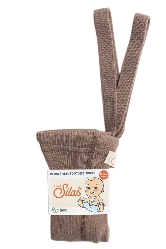 Silly Silas Footless Granola Cotton Tights-FLGRAN_COTTON - Lille Univers