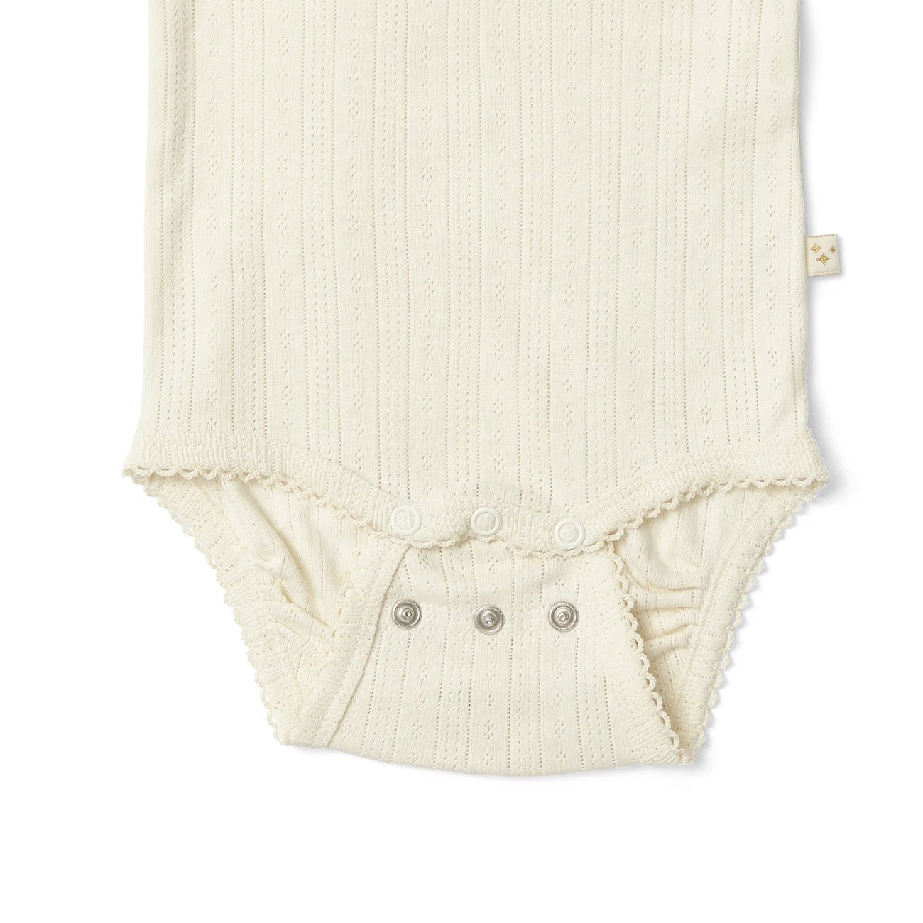 That's mine Ava wrap baby body – Antique white-AWB50 - Lille Univers
